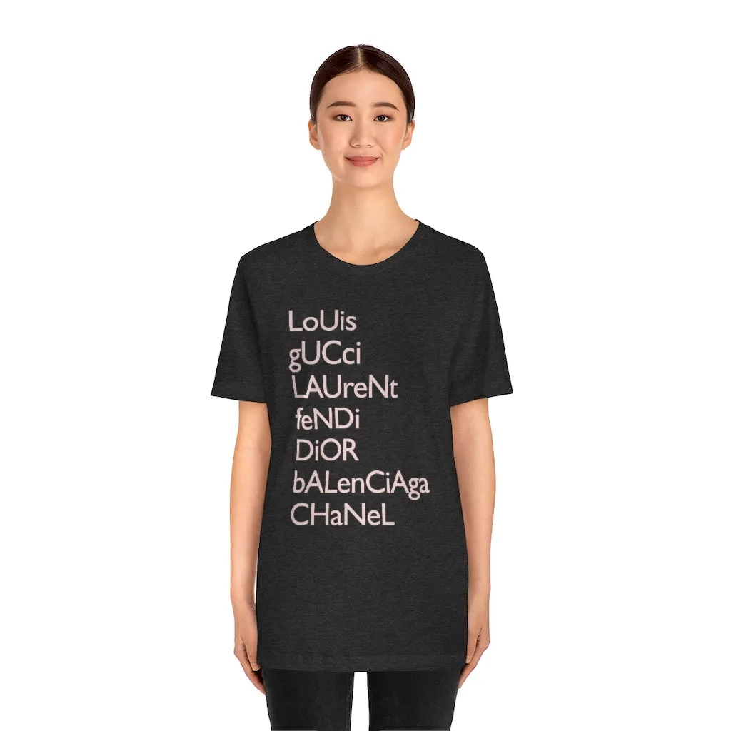 Designer Love Unisex Tee sold by Always Stylish Mama product image thumbnail 2