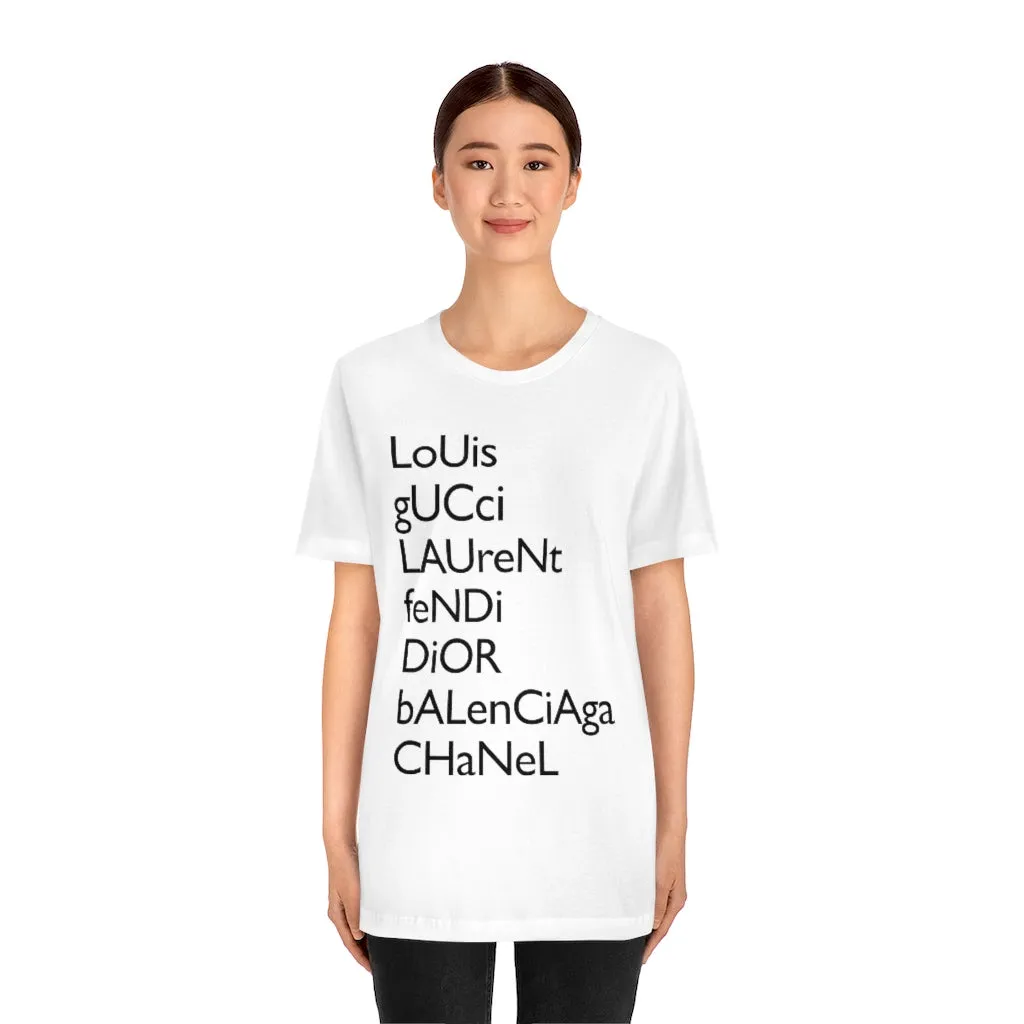 Designer Love Unisex Tee sold by Always Stylish Mama product image thumbnail 5