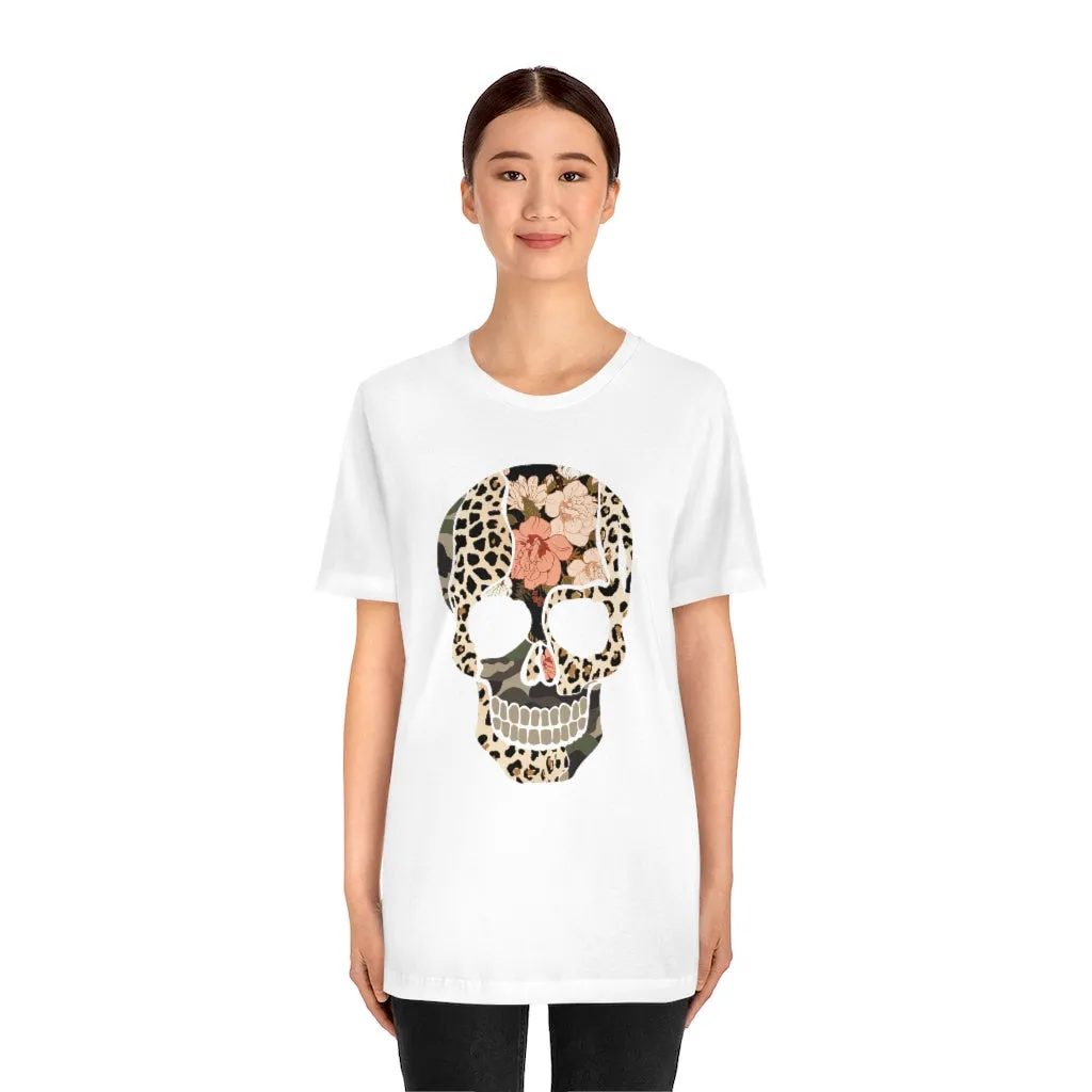 Multi Print Skull Unisex Tee sold by Always Stylish Mama product image thumbnail 2