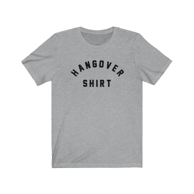 Hangover Shirt Distressed Font Unisex Tee sold by Always Stylish Mama