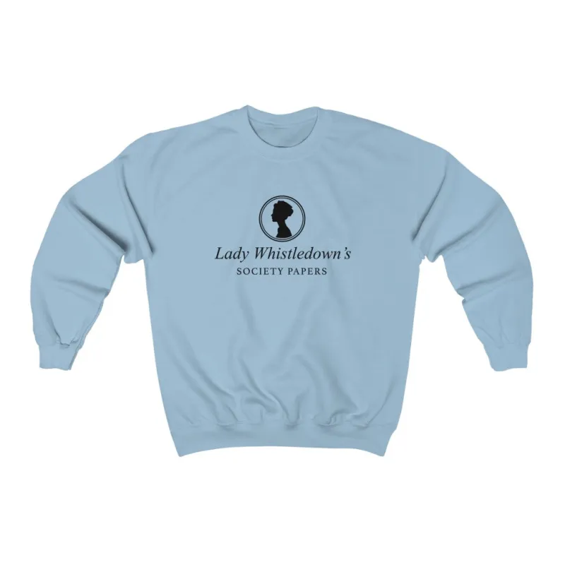 Lady Whistledown's Society Papers Crewneck Sweatshirt made by Always Stylish Mama