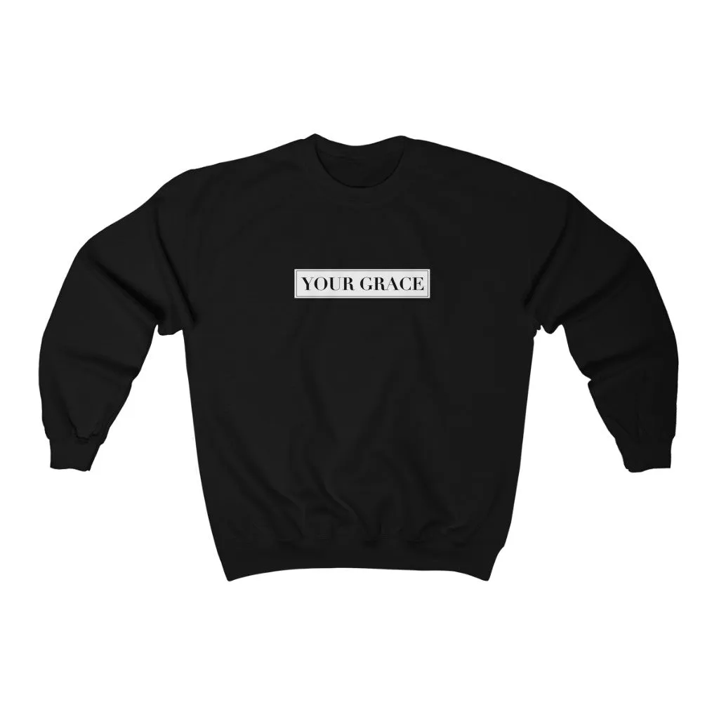 Your Grace Crewneck Sweatshirt sold by Always Stylish Mama product image thumbnail 3