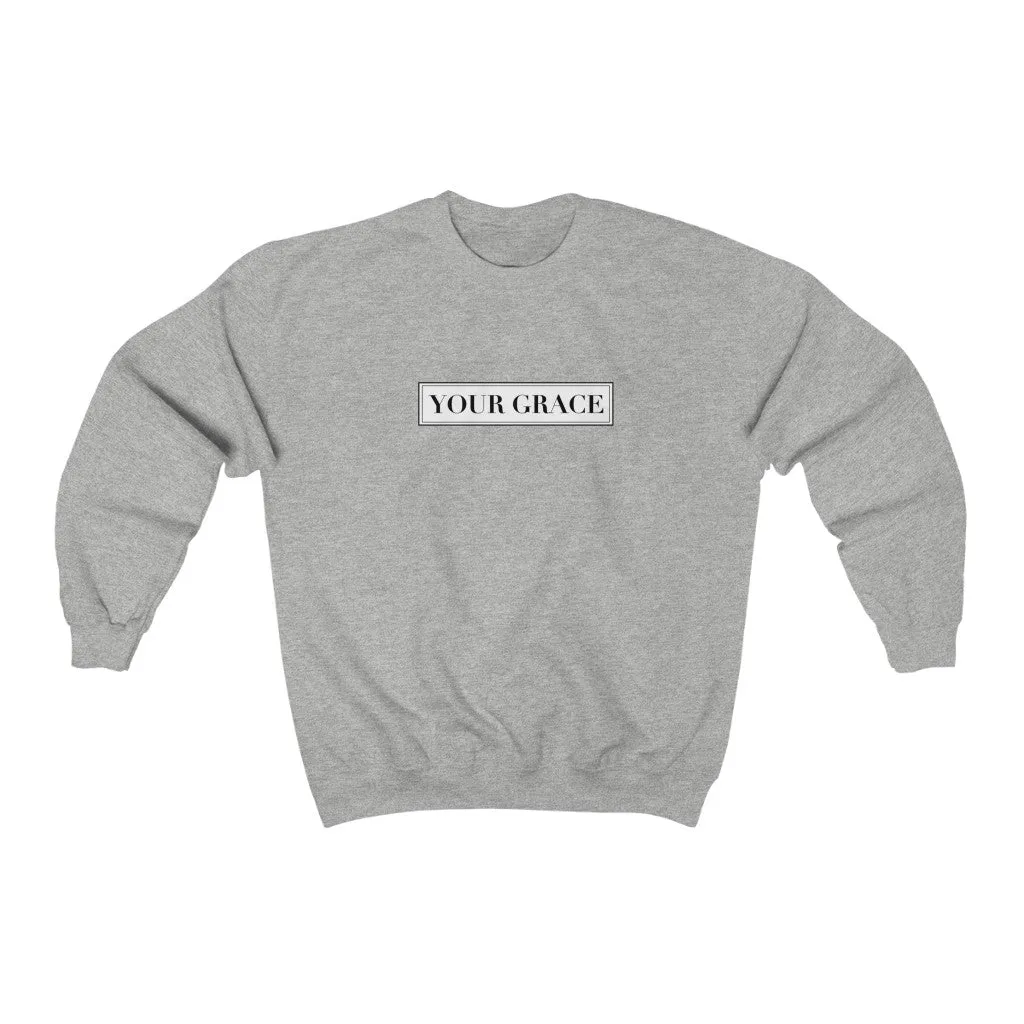 Your Grace Crewneck Sweatshirt sold by Always Stylish Mama product image thumbnail 5