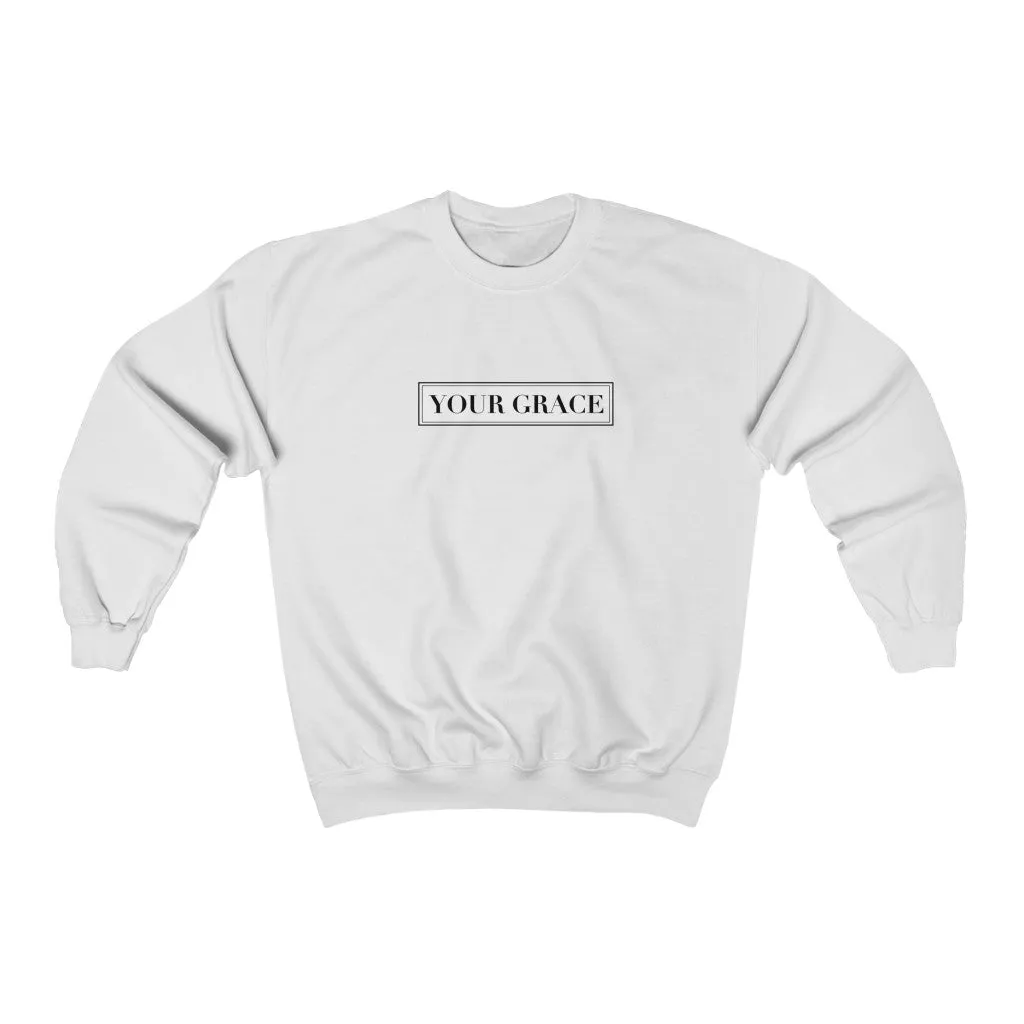 Your Grace Crewneck Sweatshirt sold by Always Stylish Mama product image thumbnail 2