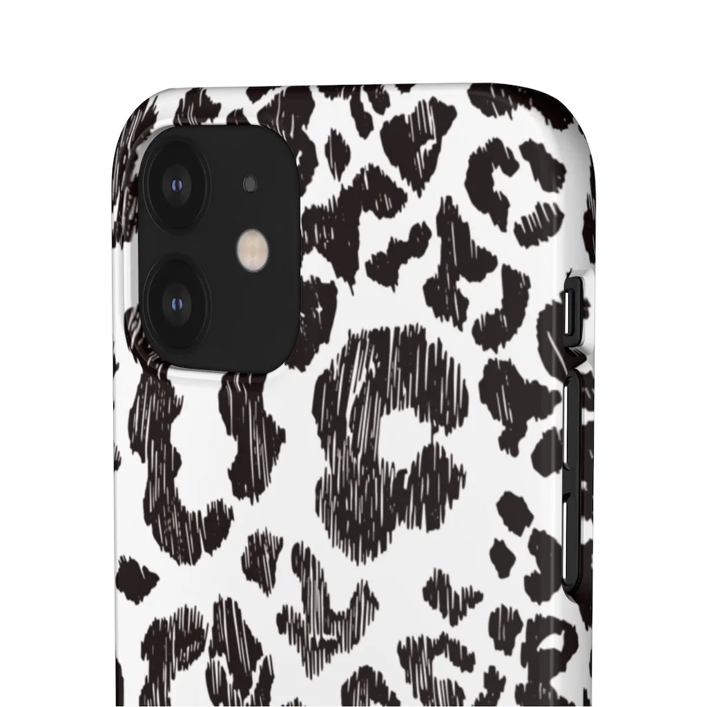 Leopard Sketch Print Snap iPhone 12 Case sold by Always Stylish Mama product image thumbnail 4