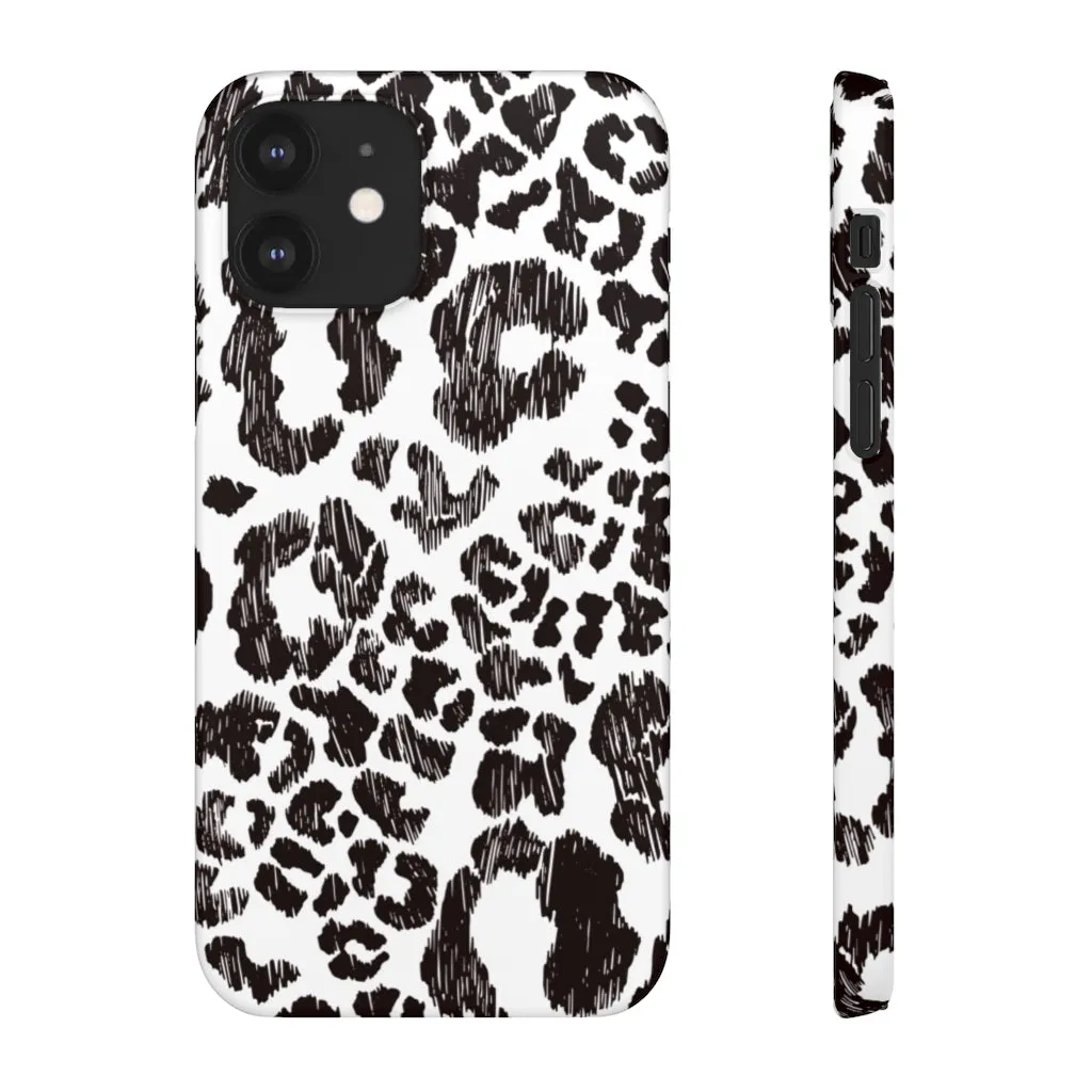 Leopard Sketch Print Snap iPhone 12 Case sold by Always Stylish Mama product image thumbnail 5