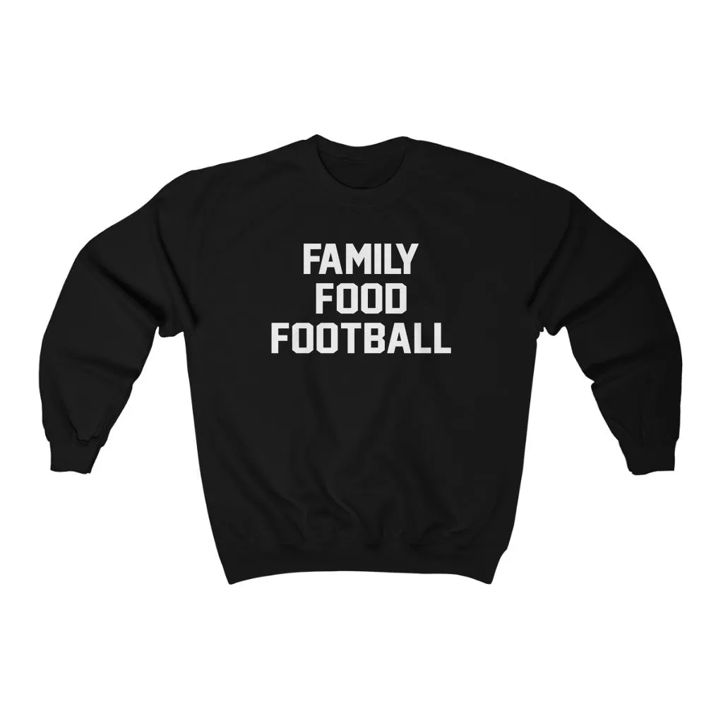 Family Food Football Unisex Sweatshirt sold by Always Stylish Mama product image thumbnail 2