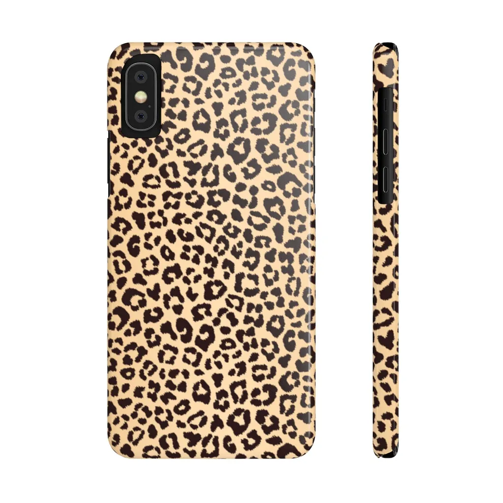 Leopard Print Snap Phone Case sold by Always Stylish Mama product image thumbnail 4