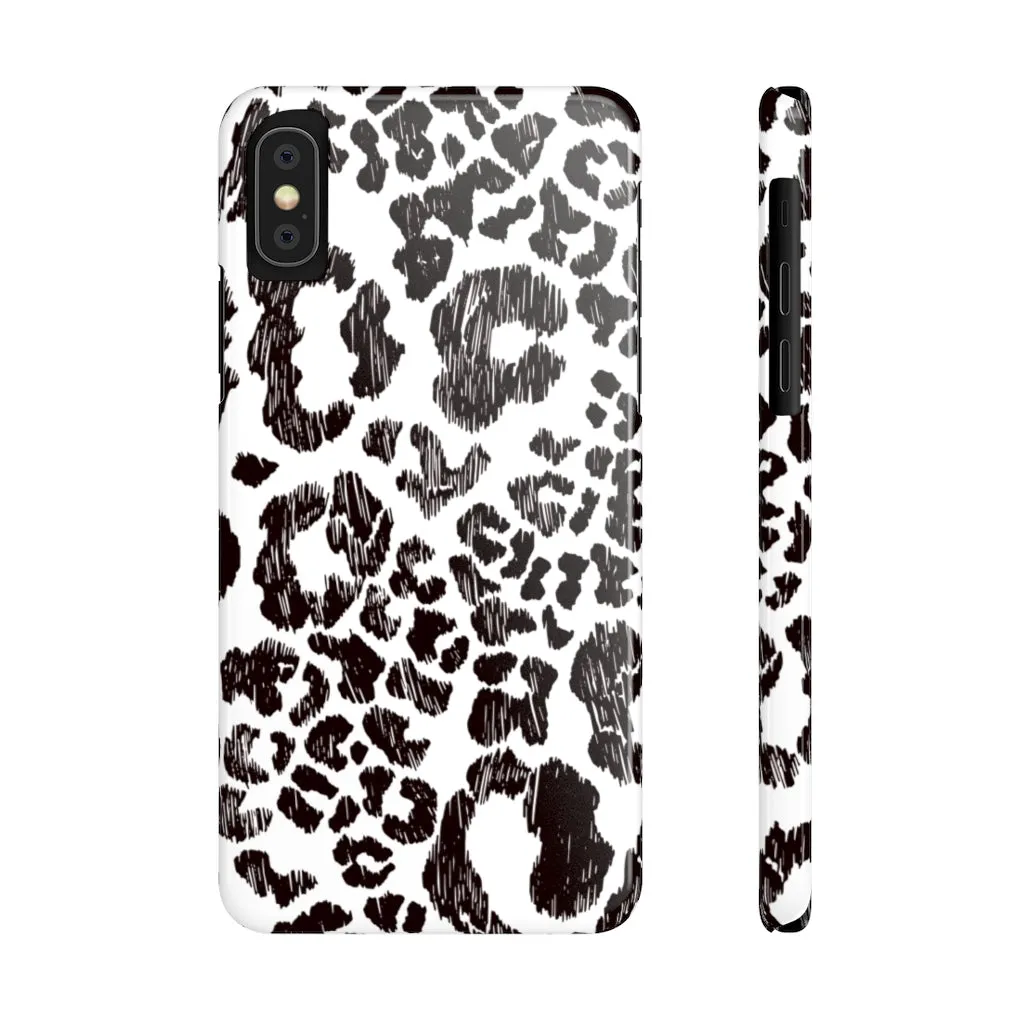 Leopard Sketch Print Snap Phone Case sold by Always Stylish Mama product image thumbnail 4