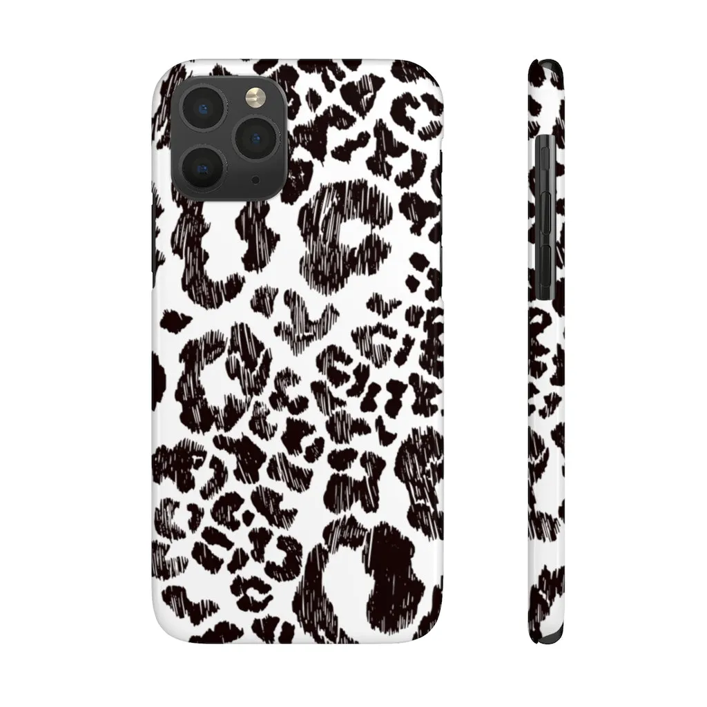 Leopard Sketch Print Snap Phone Case sold by Always Stylish Mama product image thumbnail 5