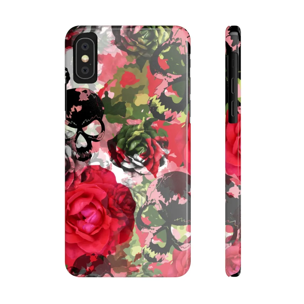 Skulls Camo & Roses Snap Phone Case sold by Always Stylish Mama product image thumbnail 4