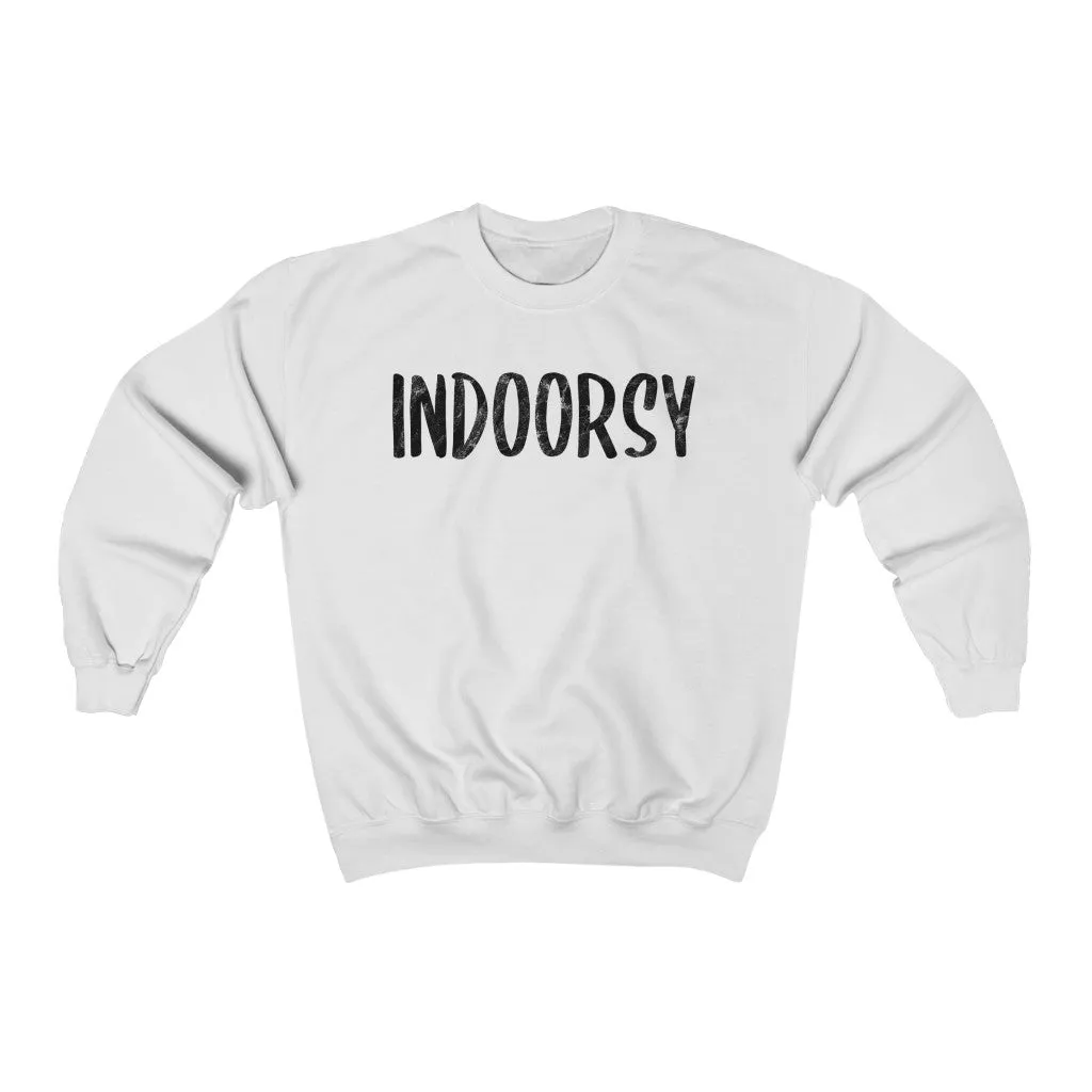 Indoorsy Unisex Sweatshirt sold by Always Stylish Mama product image thumbnail 2