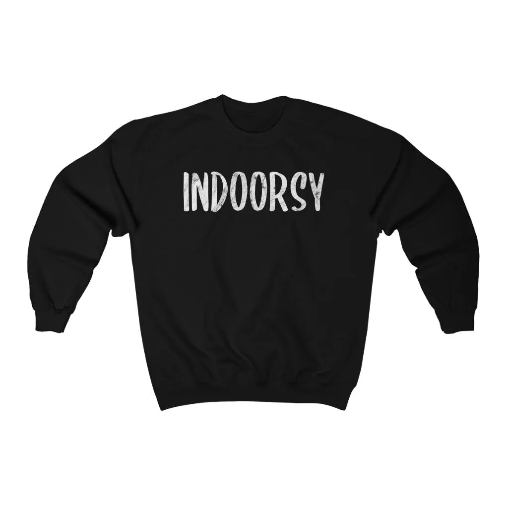 Indoorsy Unisex Sweatshirt sold by Always Stylish Mama product image thumbnail 3