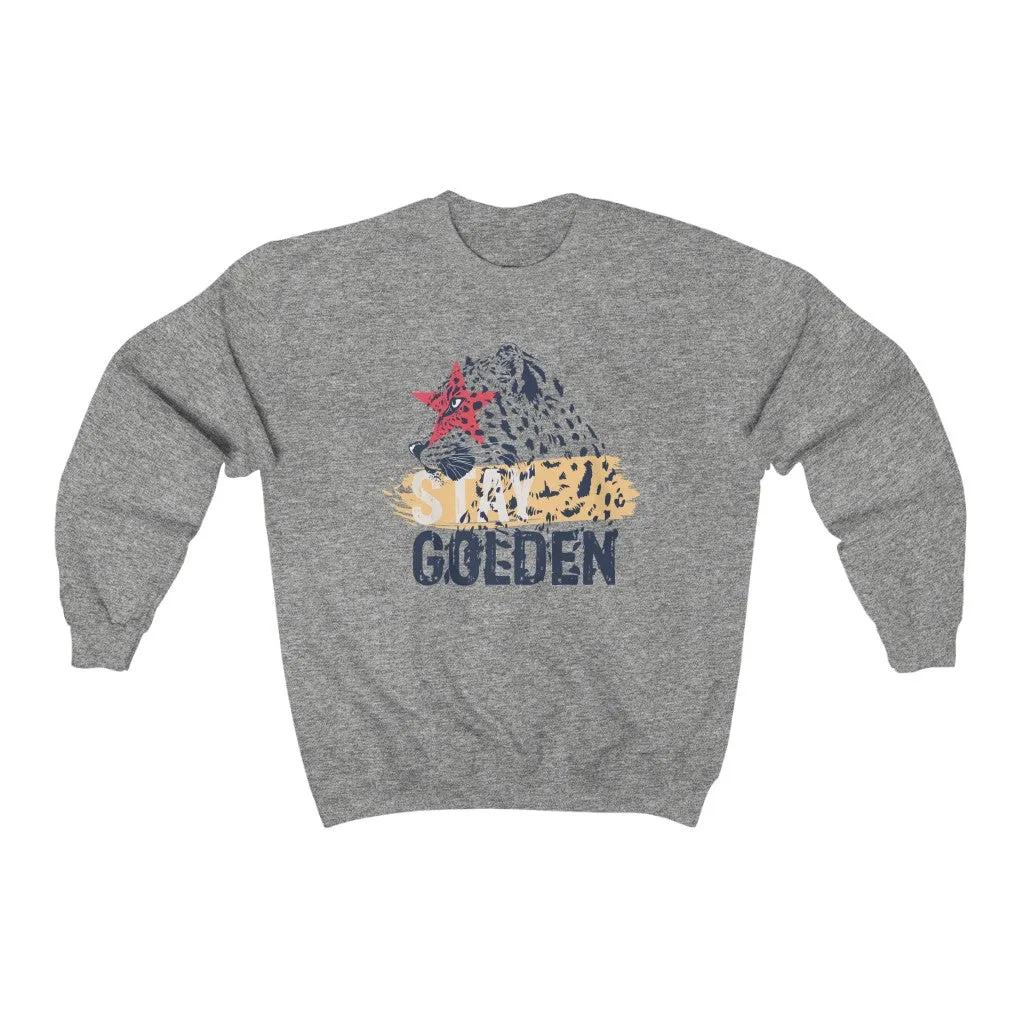 Stay Golden Star Tiger Unisex Sweatshirt sold by Always Stylish Mama product image thumbnail 3