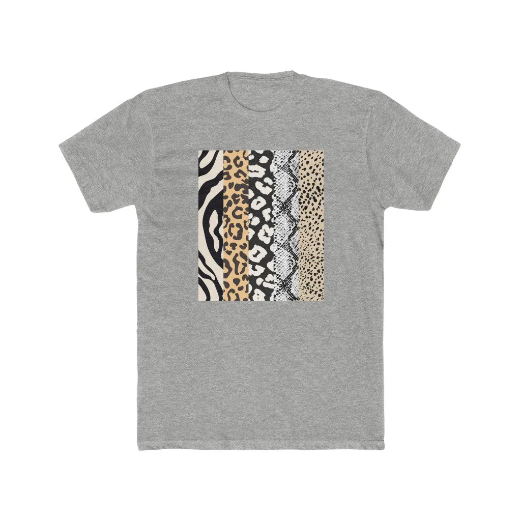Animal Print Stripes Short Sleeve Tee sold by Always Stylish Mama product image thumbnail 3