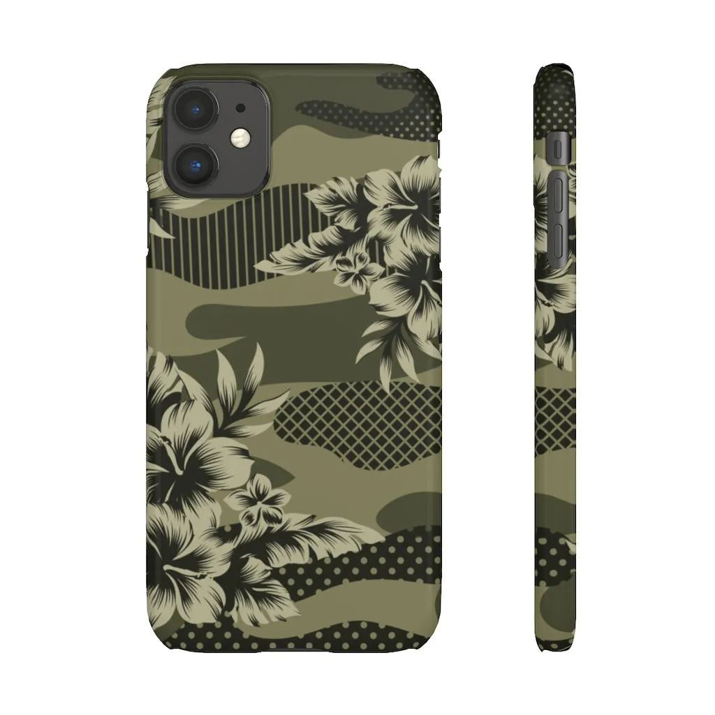 Camo Floral Print Snap Phone Case sold by Always Stylish Mama