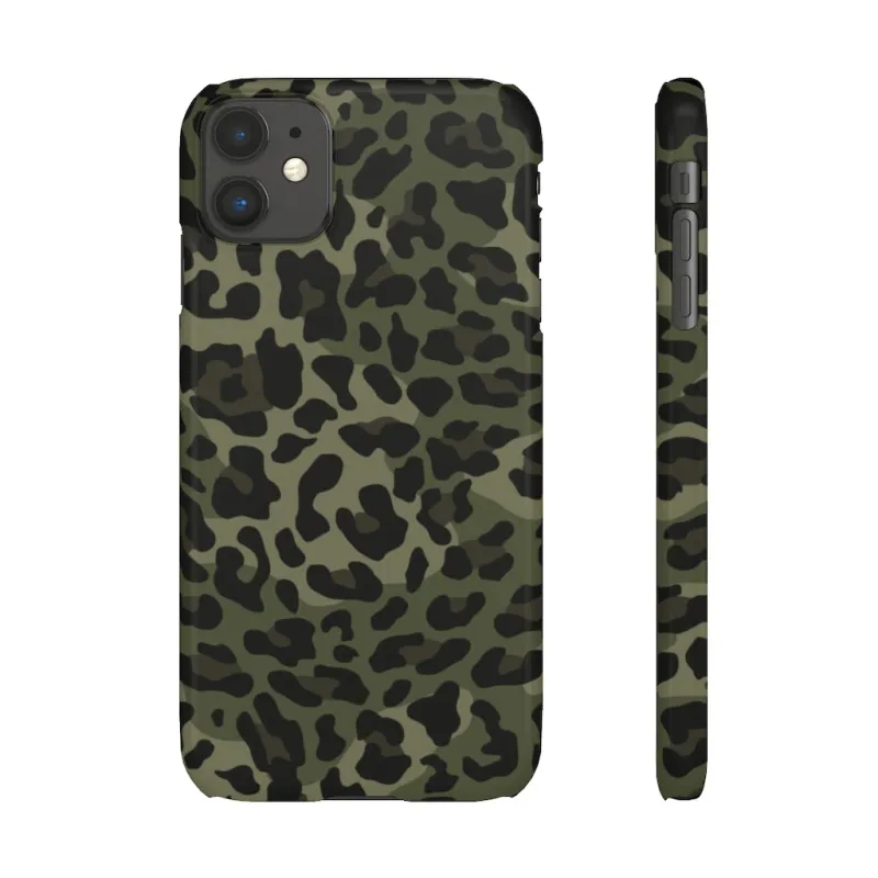 Camo Leopard Print Snap Phone Case sold by Always Stylish Mama