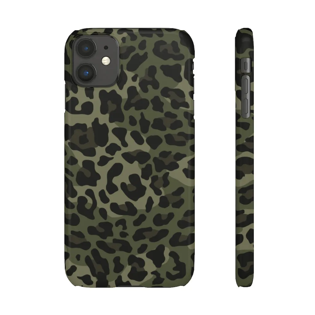 Camo Leopard Print Snap Phone Case sold by Always Stylish Mama