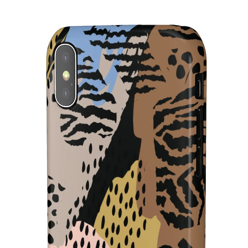 Abstract Cheetah Print Snap Phone Case sold by Always Stylish Mama product image thumbnail 4