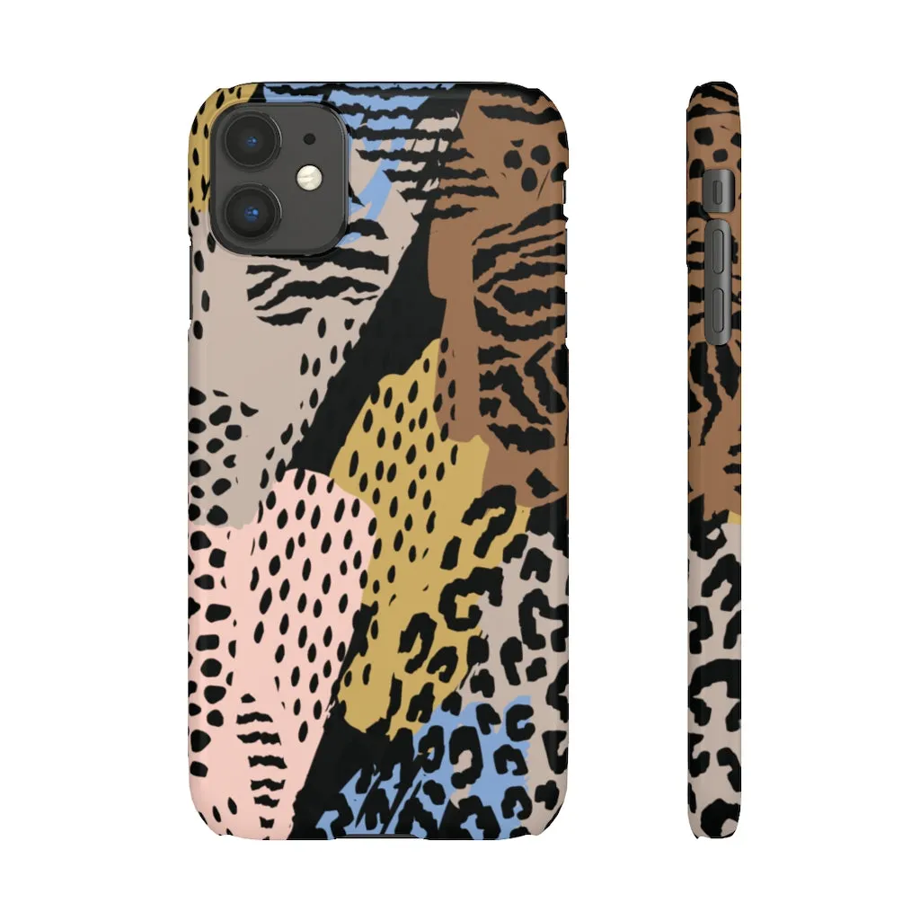 Abstract Cheetah Print Snap Phone Case sold by Always Stylish Mama