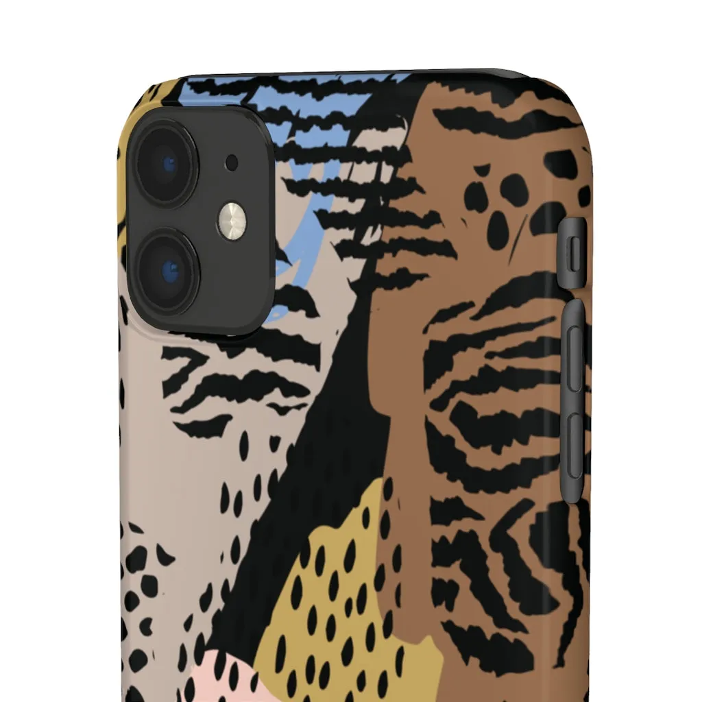 Abstract Cheetah Print Snap Phone Case sold by Always Stylish Mama product image thumbnail 2