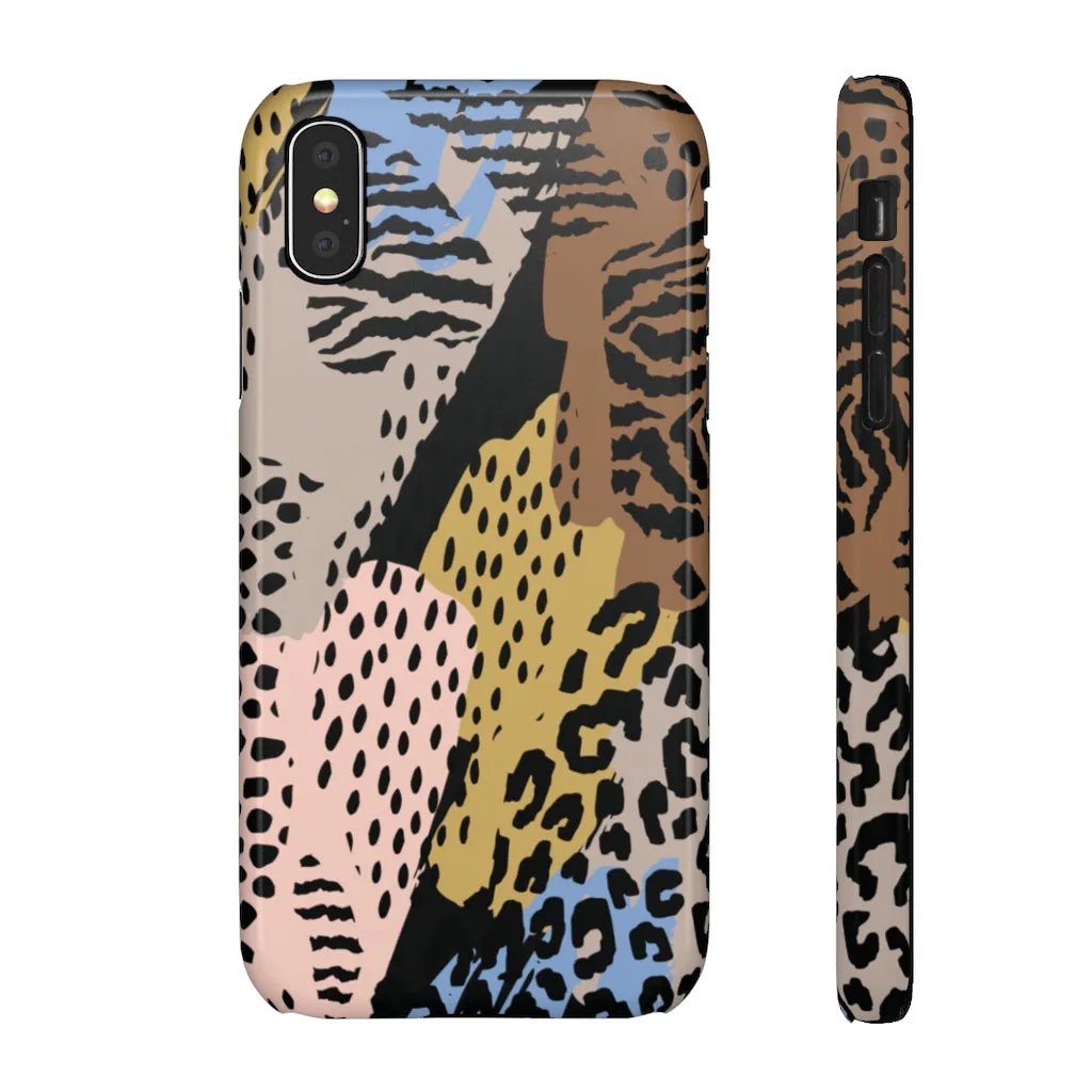 Abstract Cheetah Print Snap Phone Case sold by Always Stylish Mama product image thumbnail 3