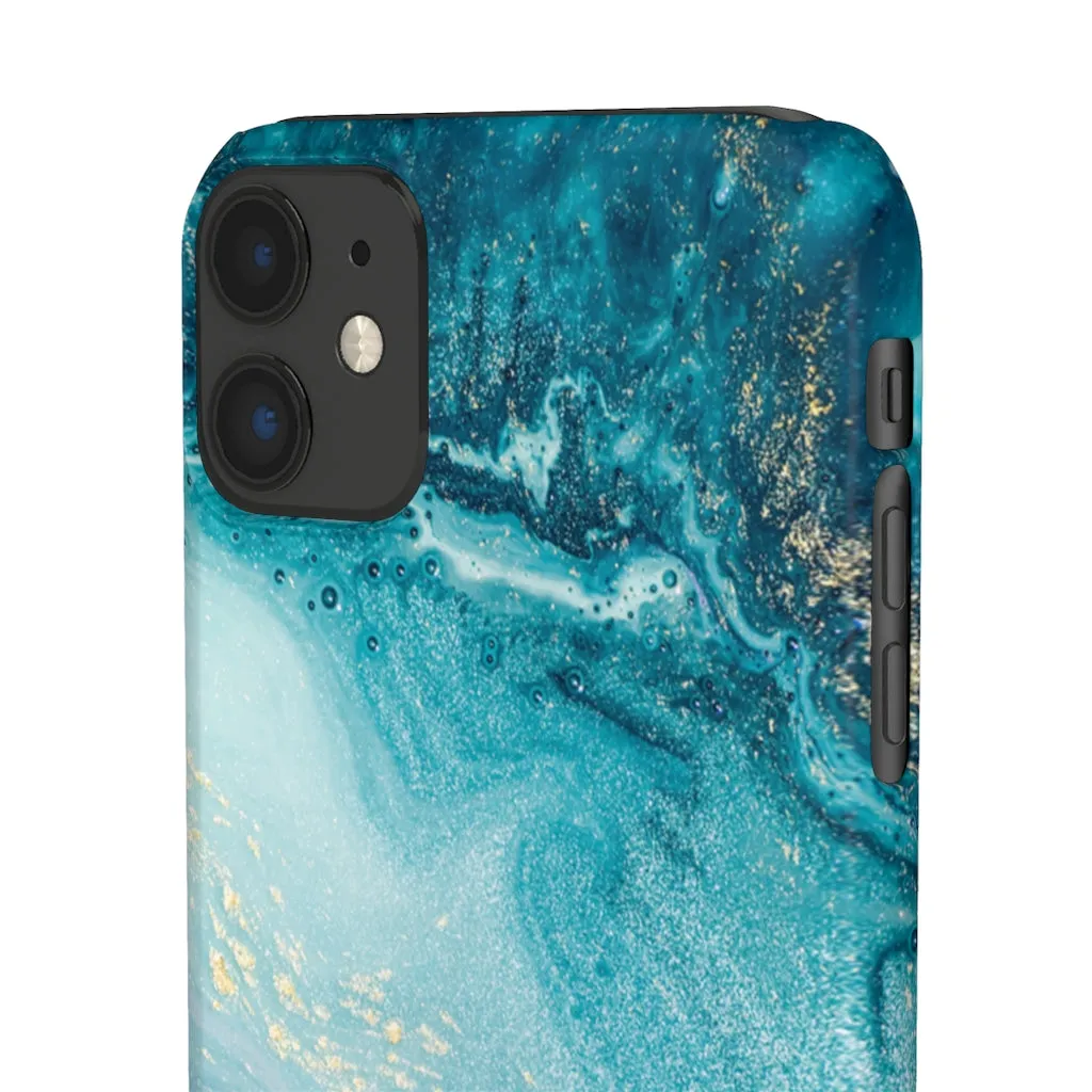 Ocean Marble Snap Phone Case sold by Always Stylish Mama product image thumbnail 2