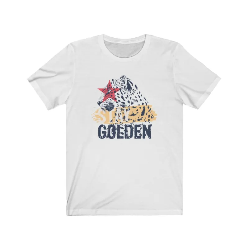 Stay Golden Star Tiger Unisex Tee sold by Always Stylish Mama