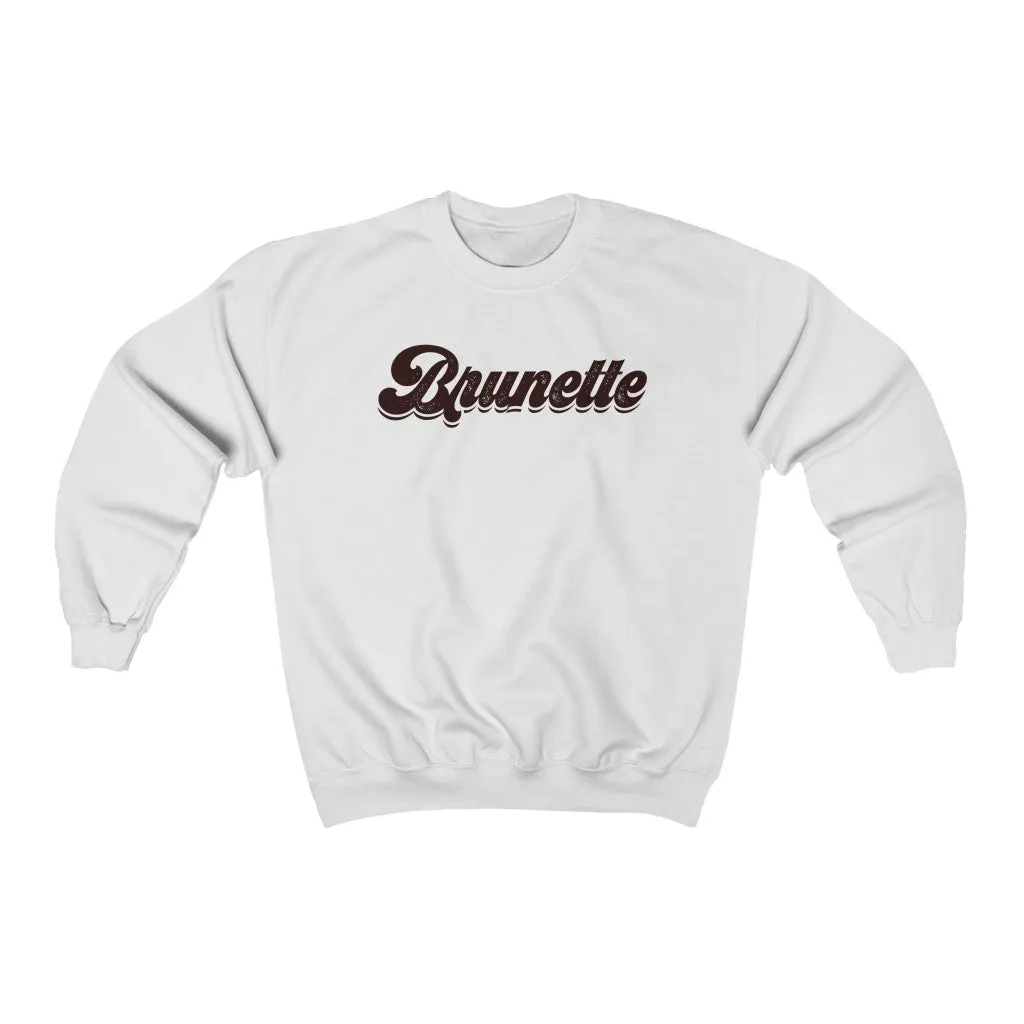 Brunette Babe Unisex Crewneck Sweatshirt sold by Always Stylish Mama product image thumbnail 2
