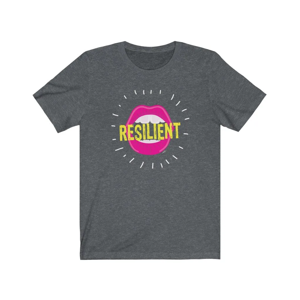 Resilient Mouth Unisex Short Sleeve Tee sold by Always Stylish Mama product image thumbnail 3