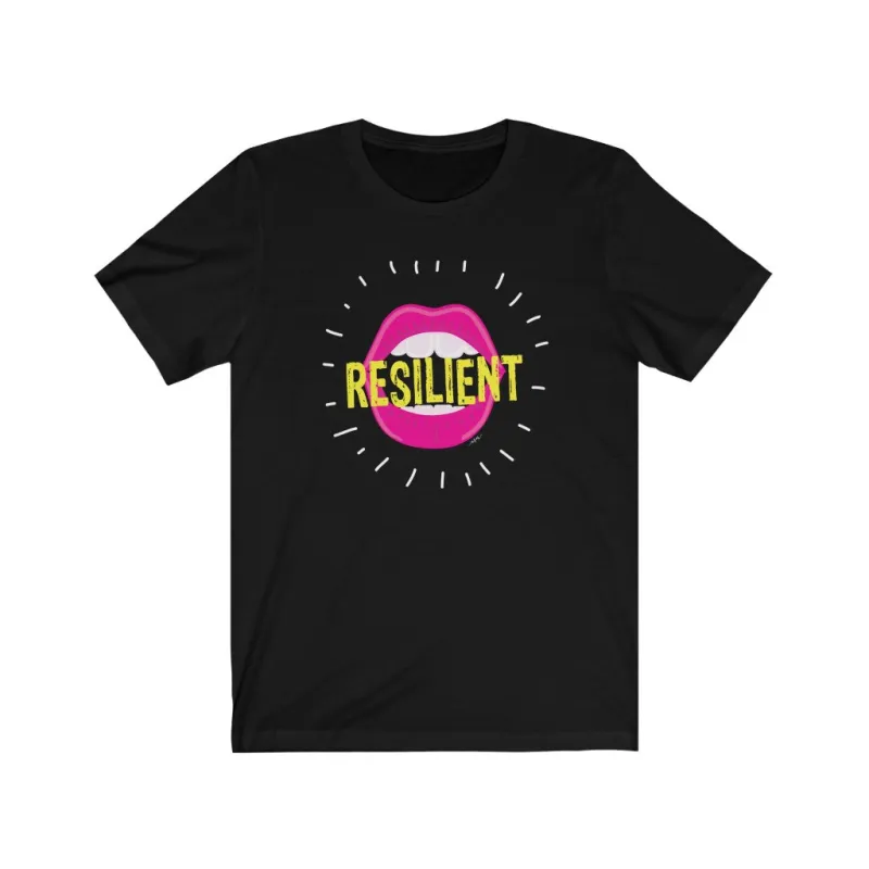 Resilient Mouth Unisex Short Sleeve Tee made by Always Stylish Mama