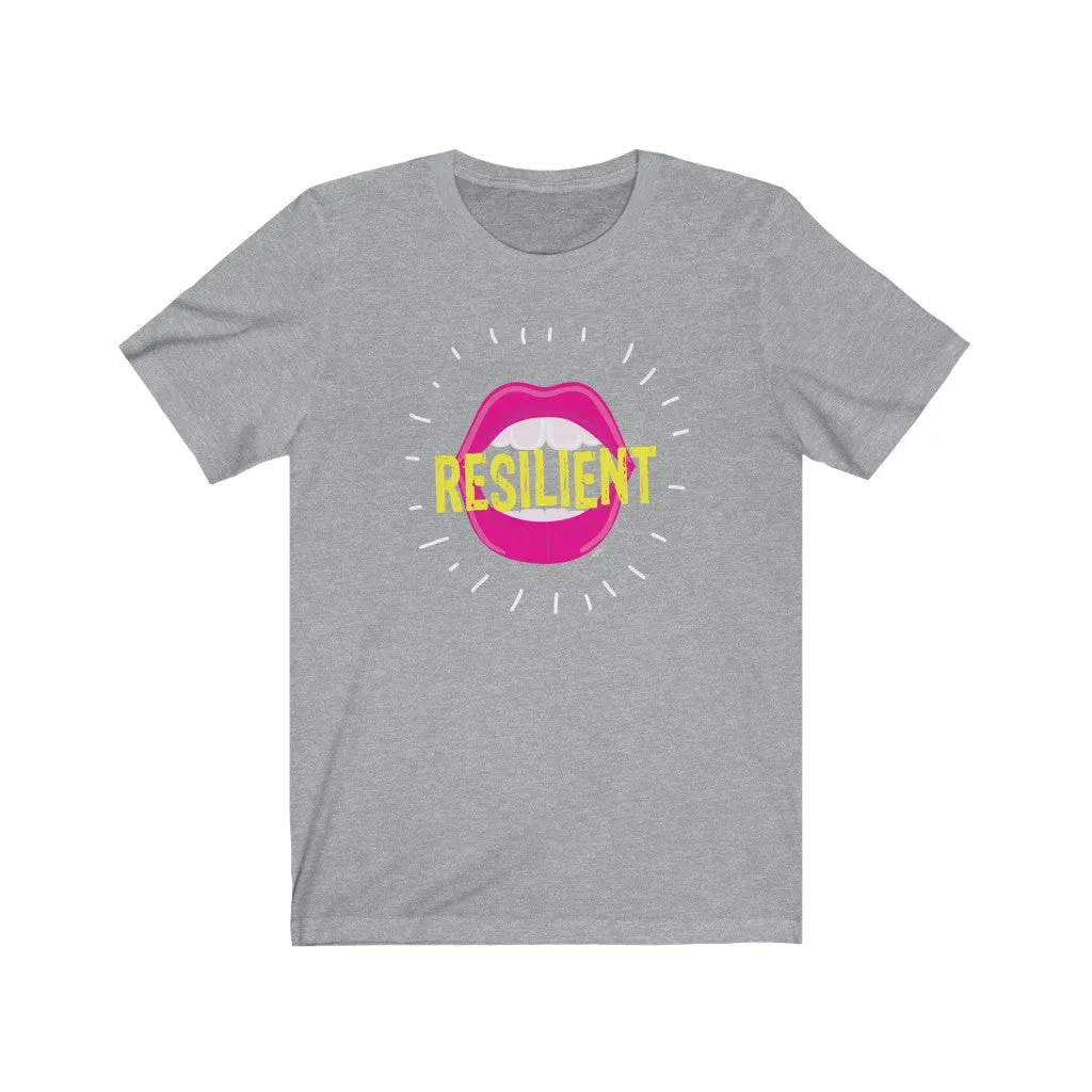 Resilient Mouth Unisex Short Sleeve Tee sold by Always Stylish Mama product image thumbnail 2