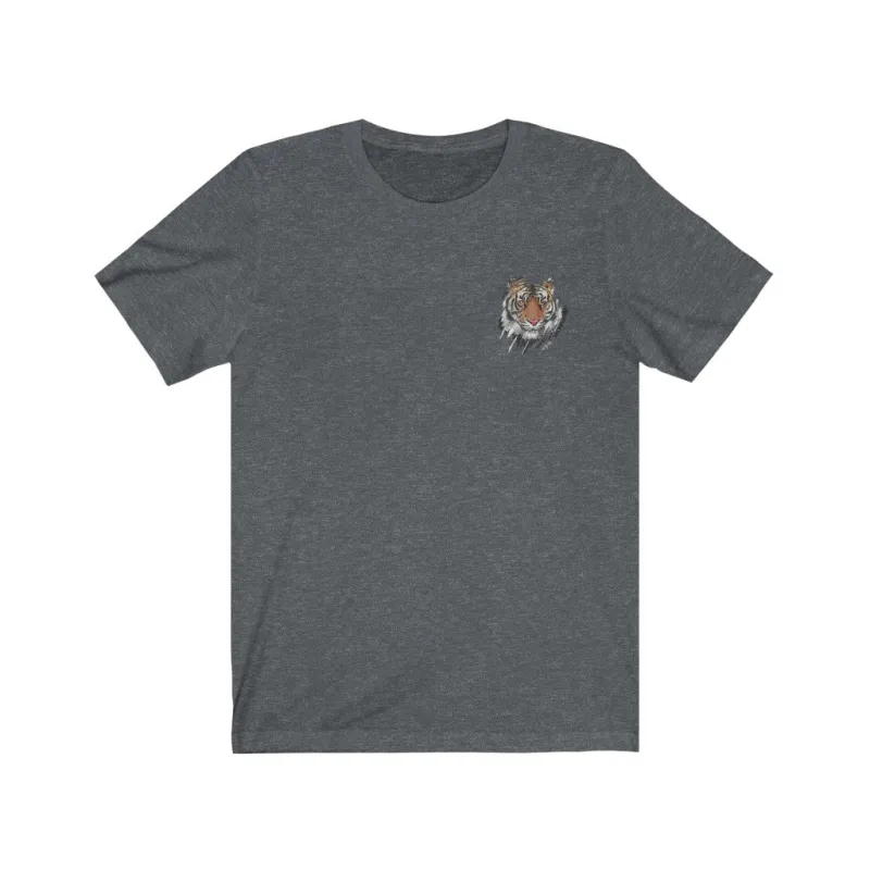 Tiny Pocket Tiger Unisex Tee sold by Always Stylish Mama