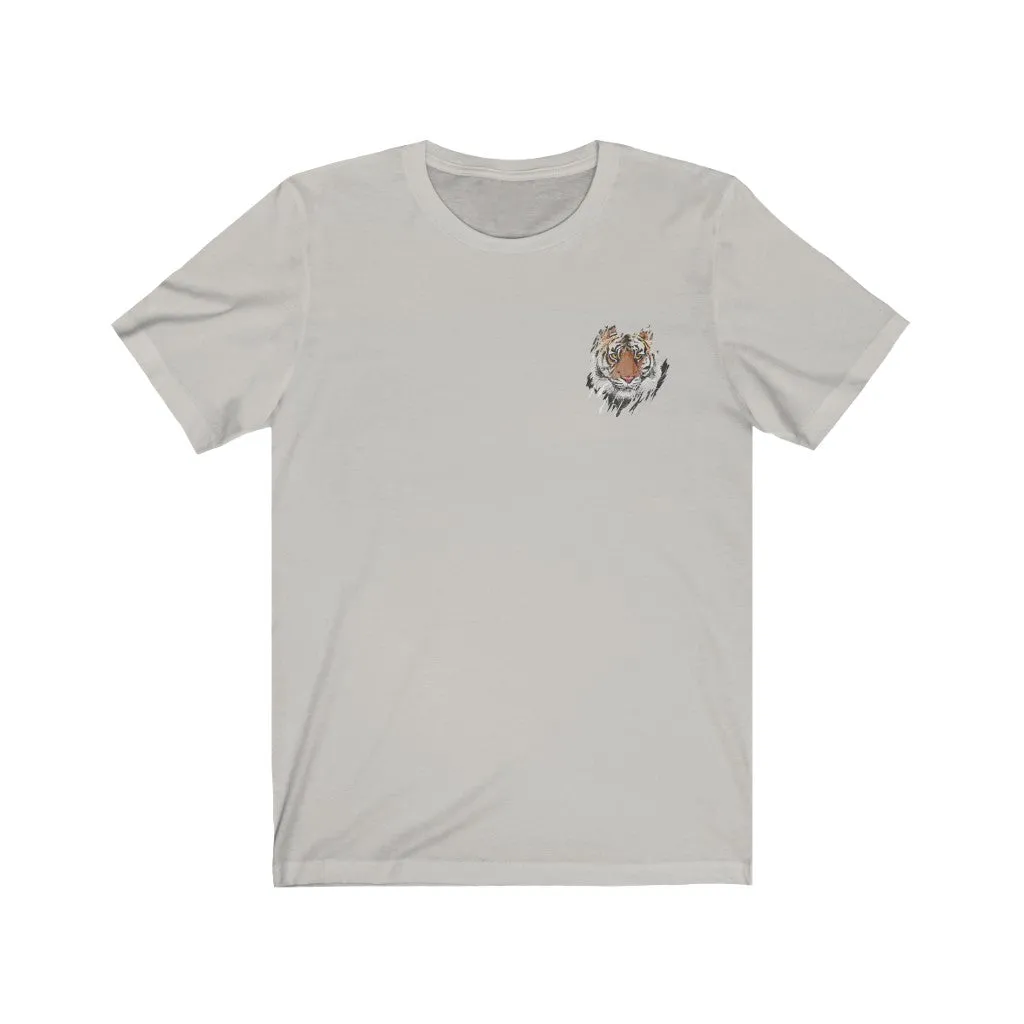 Tiny Pocket Tiger Unisex Tee sold by Always Stylish Mama product image thumbnail 5
