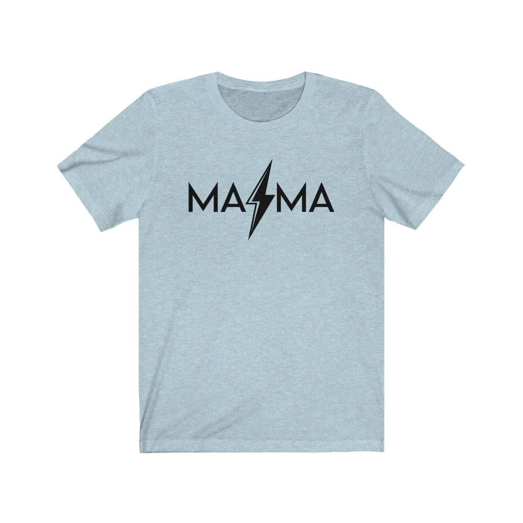 Mama Lightning Bolt Unisex Tee sold by Always Stylish Mama product image thumbnail 5