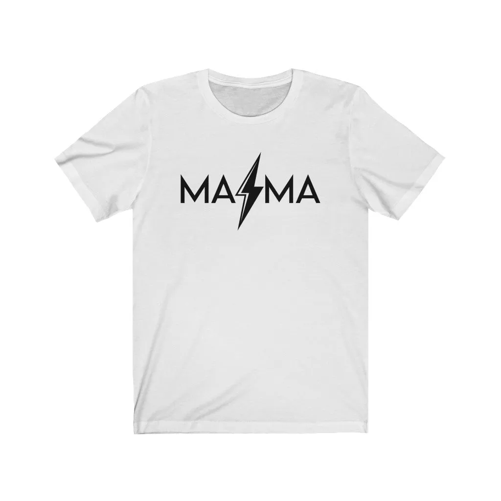 Mama Lightning Bolt Unisex Tee sold by Always Stylish Mama product image thumbnail 2