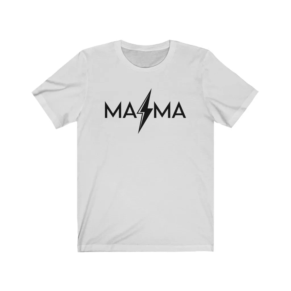 Mama Lightning Bolt Unisex Tee sold by Always Stylish Mama product image thumbnail 3