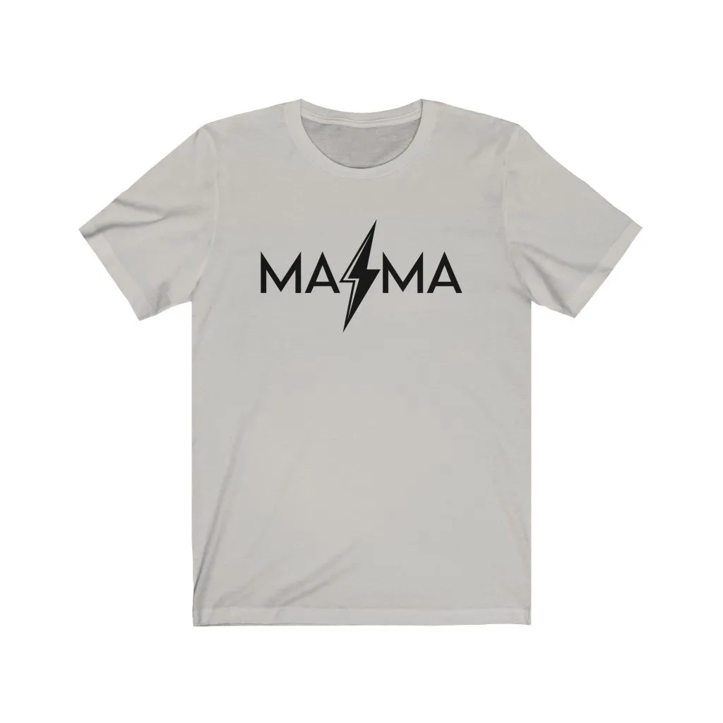 Mama Lightning Bolt Unisex Tee sold by Always Stylish Mama product image thumbnail 4