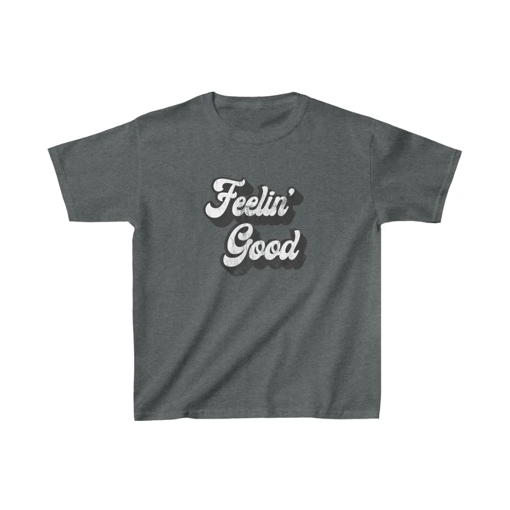 Feelin' Good Youth Cotton Tee sold by Always Stylish Mama