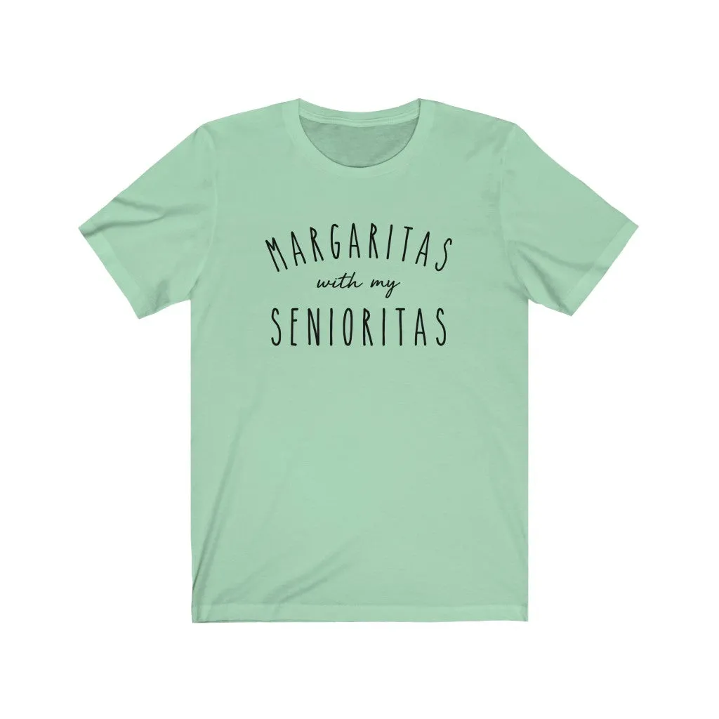 Margaritas With My Senioritas Unisex Tee sold by Always Stylish Mama product image thumbnail 4