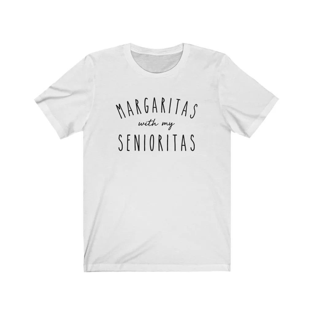 Margaritas With My Senioritas Unisex Tee sold by Always Stylish Mama product image thumbnail 2