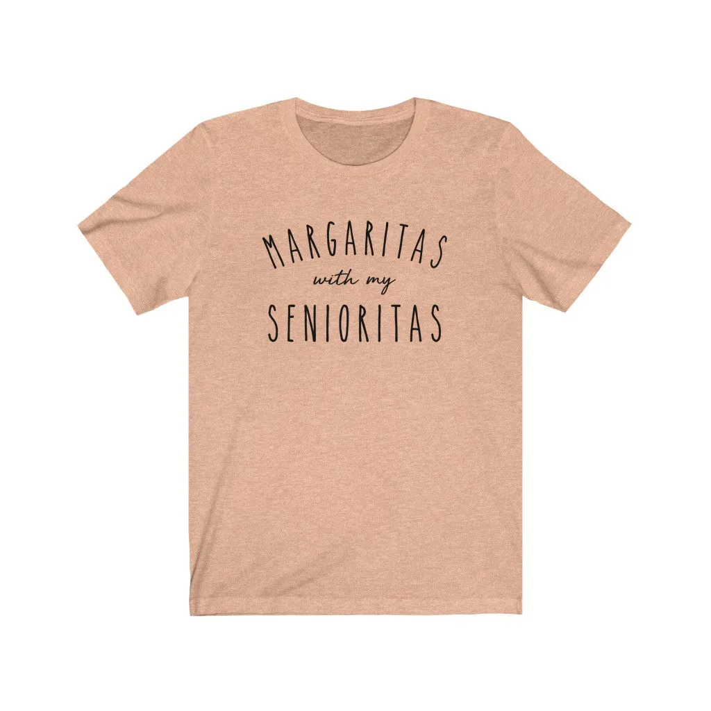 Margaritas With My Senioritas Unisex Tee sold by Always Stylish Mama product image thumbnail 3