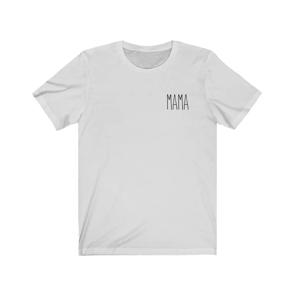 Mama Name Tag Unisex Tee sold by Always Stylish Mama