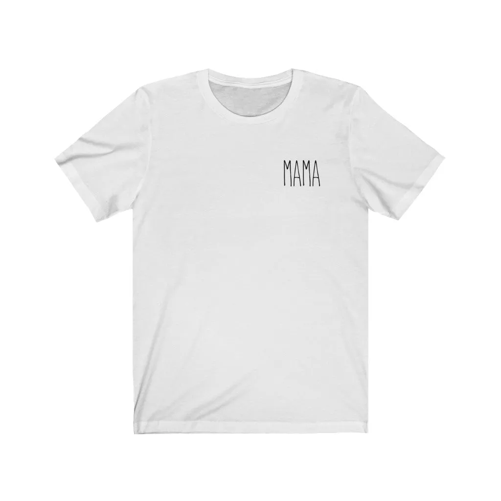 Mama Name Tag Unisex Tee sold by Always Stylish Mama product image thumbnail 2