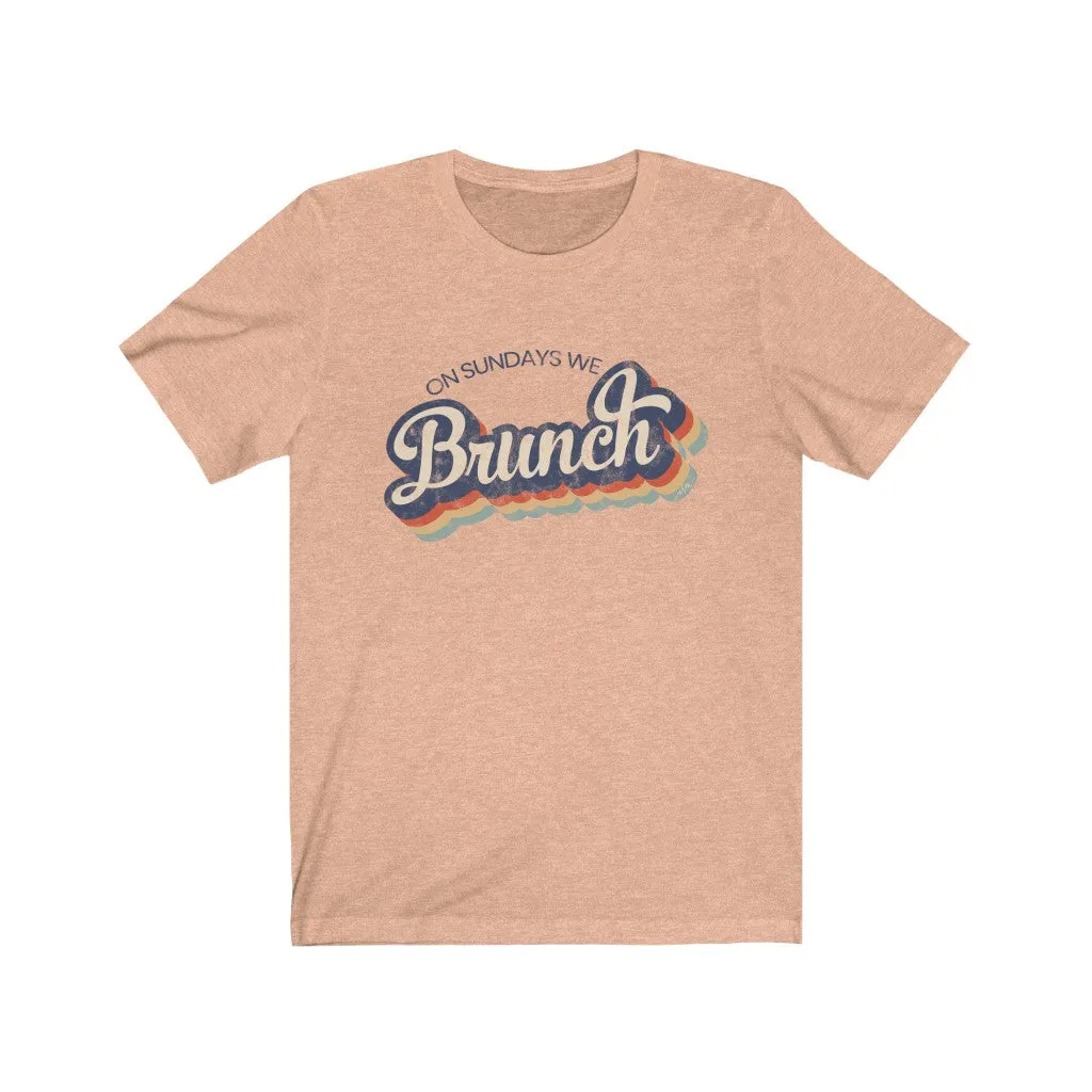 On Sundays We Brunch Unisex Tee sold by Always Stylish Mama product image thumbnail 4