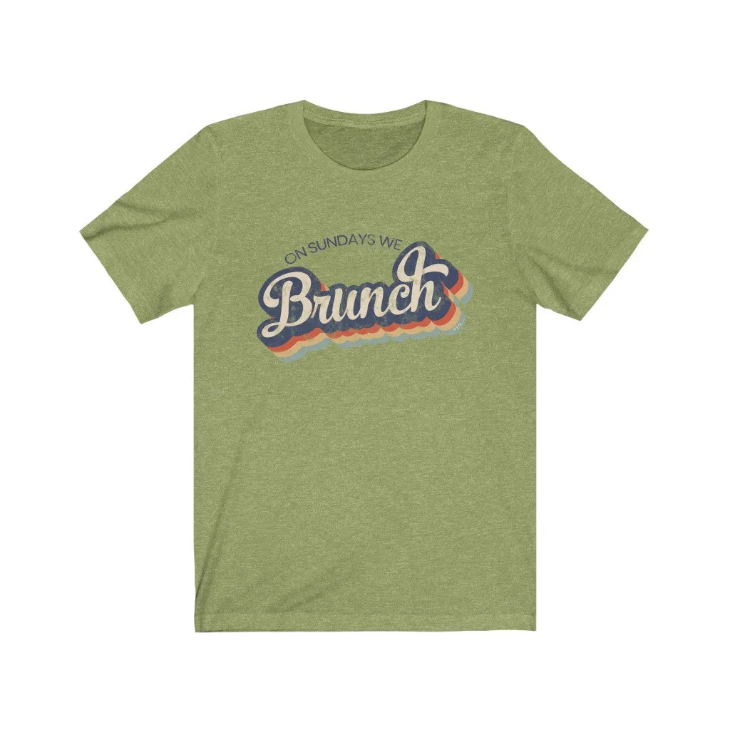 On Sundays We Brunch Unisex Tee sold by Always Stylish Mama product image thumbnail 5