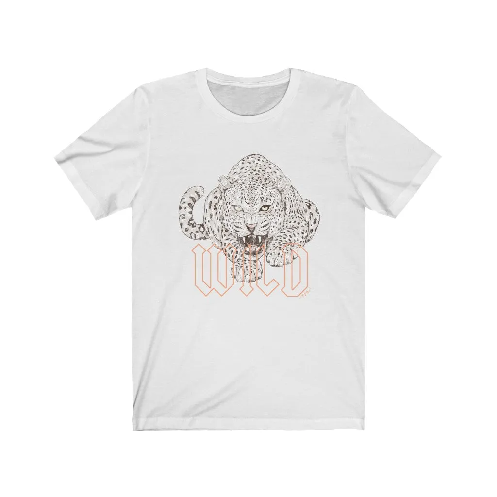 Wild Jaguar Unisex Tee sold by Always Stylish Mama product image thumbnail 2