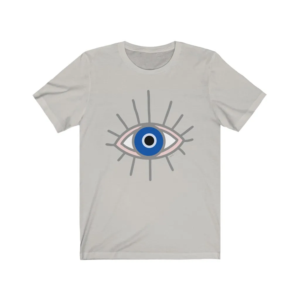 Evil Eye Unisex Tee sold by Always Stylish Mama product image thumbnail 4