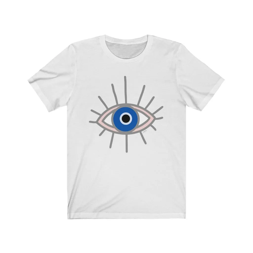 Evil Eye Unisex Tee sold by Always Stylish Mama