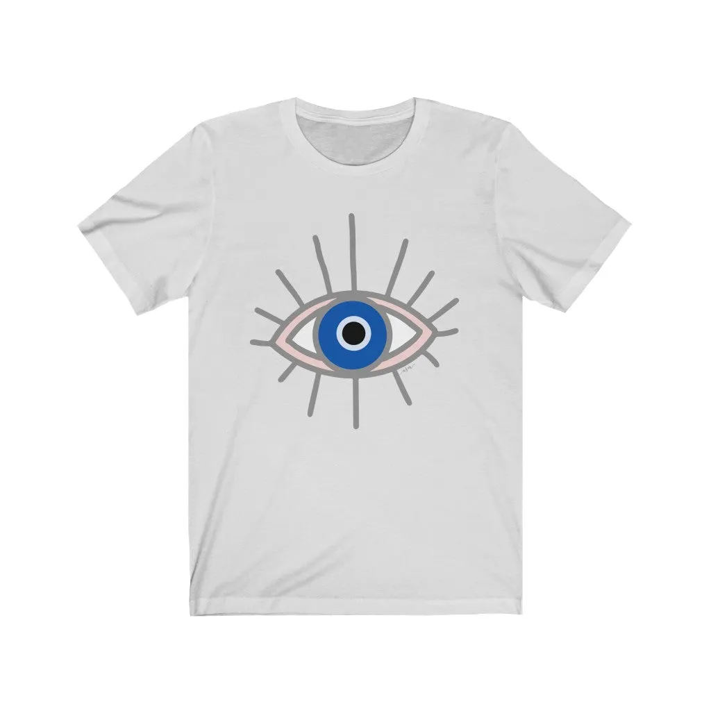 Evil Eye Unisex Tee sold by Always Stylish Mama product image thumbnail 2